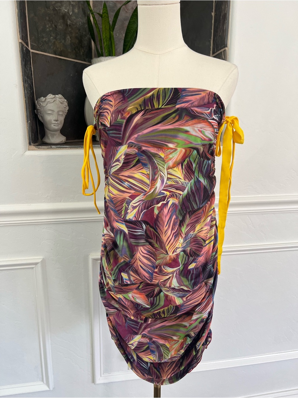 Nicole Olivier Tropical Swim Cover Up Size XL